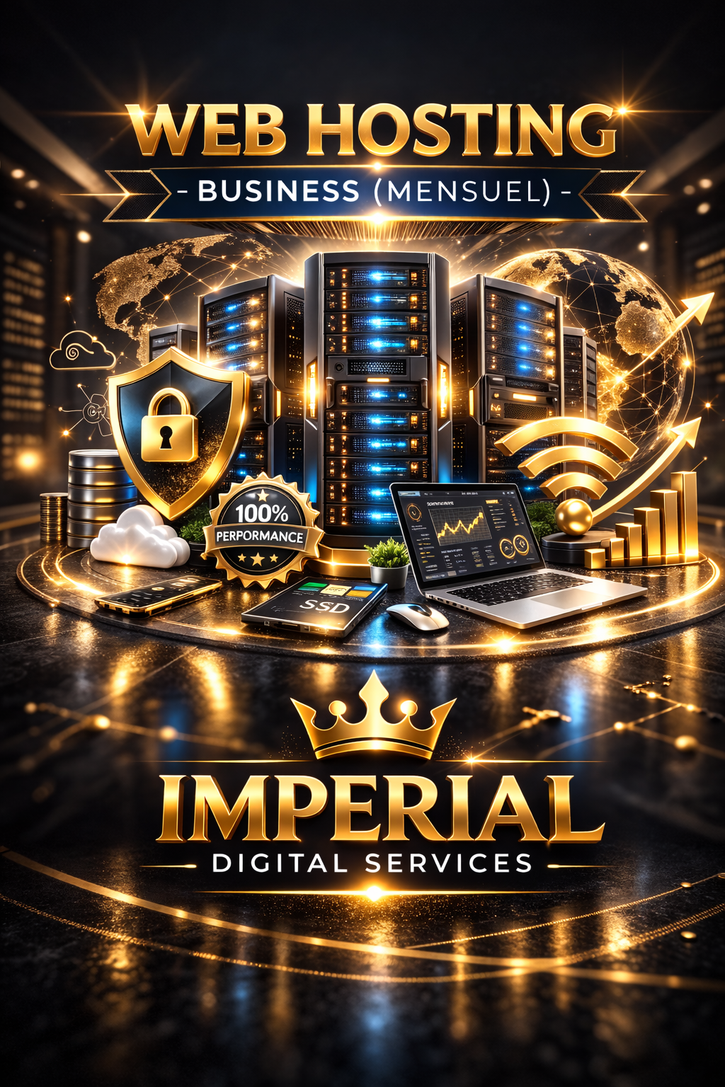 4955ebf2-1503-4dc5-9cfa-226c38f2709c Web Hosting - Business (Mensuel) - Imperial Digital Services - Image 1